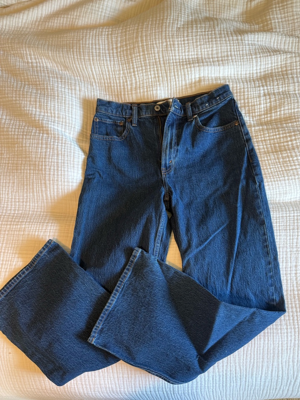 Abercrombie & Fitch Women's High Rise 90’s Relaxed Jean 27 short